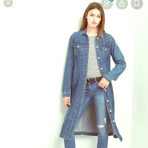 Gap Icon Denim Duster Jacket